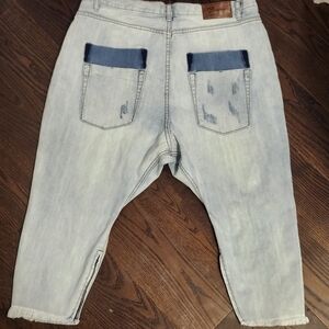 One Teaspoon Light Blue Relaxed Fit Jeans